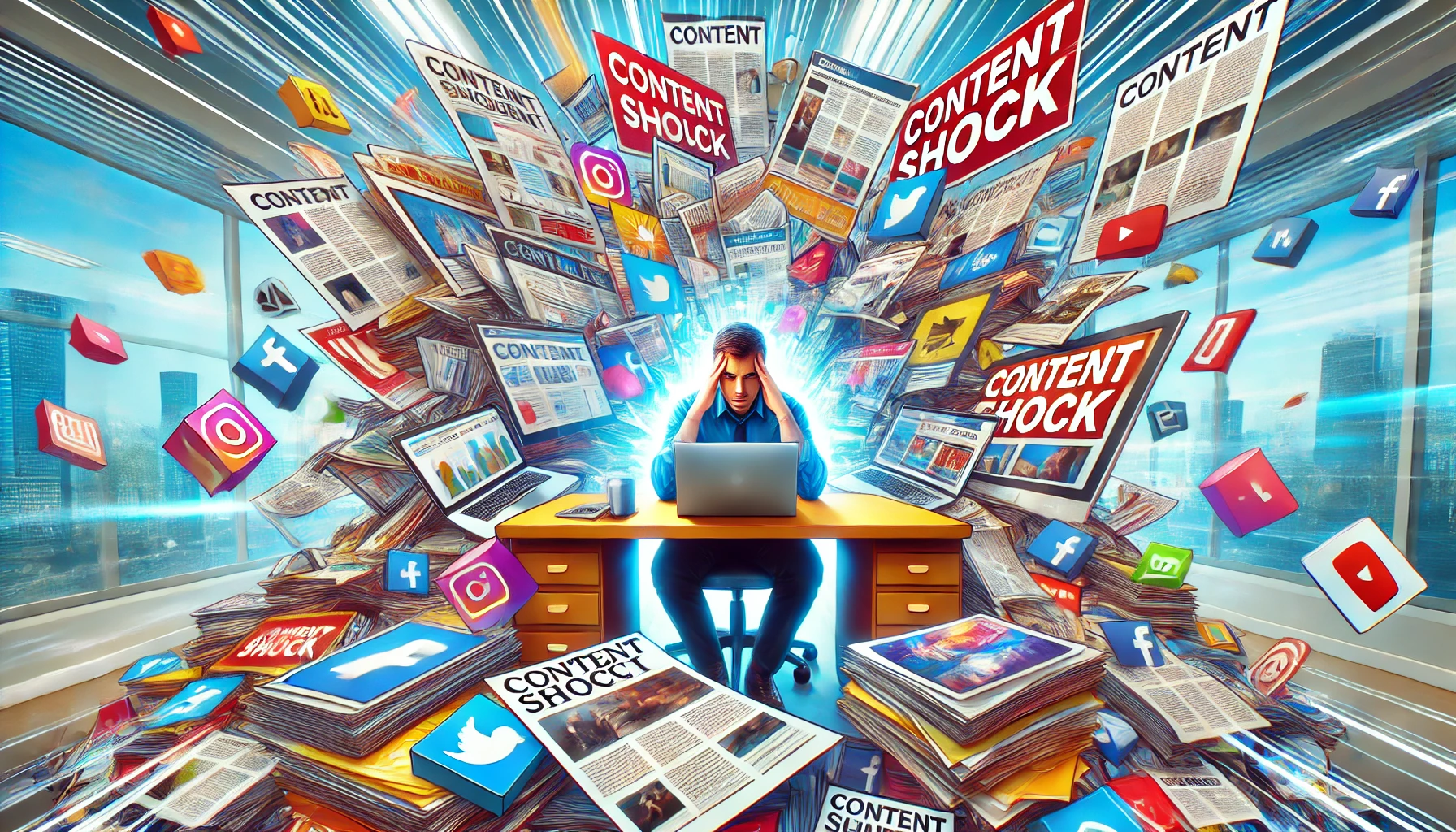 You are currently viewing Content Shock : Comprendre le Phénomène et Comment y Faire Face (2024)